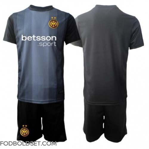 Inter Milan Målmand Hjemme Trøje Børn 2025-26 Kortærmet (+ Korte bukser)